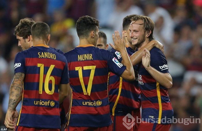Barcelona'ya Roma hafif geldi!