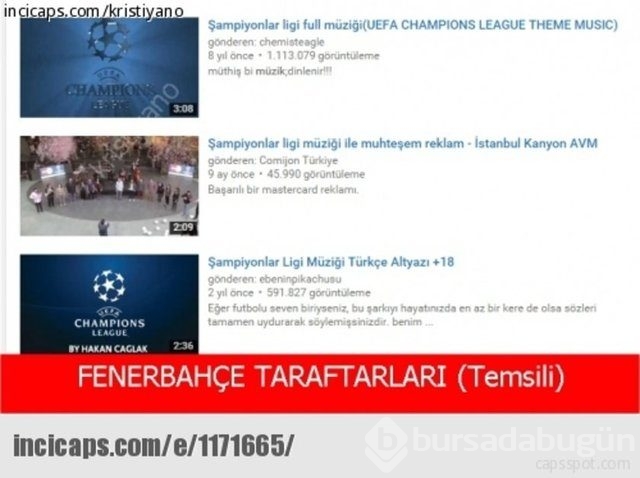 Shakhtar Donetsk-Fenerbahçe capsleri
