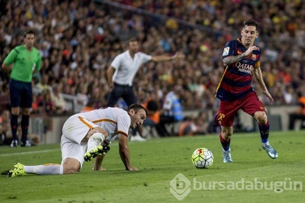 Messi'den 'kafa'yla karşılık