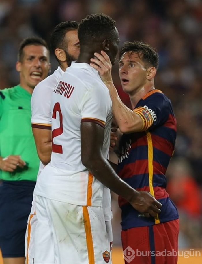 Messi'den 'kafa'yla karşılık