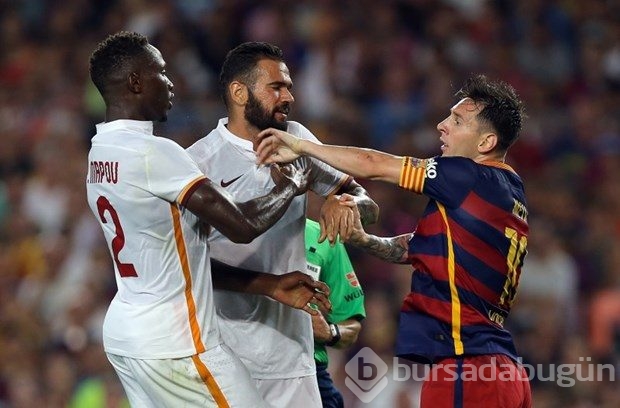 Messi'den 'kafa'yla karşılık