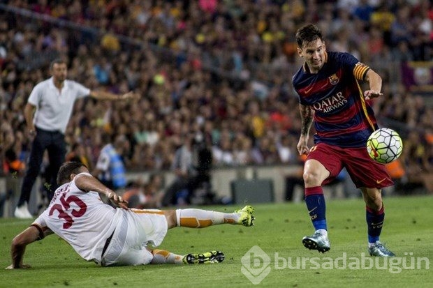 Messi'den 'kafa'yla karşılık