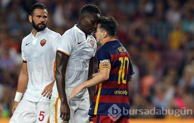 Messi'den 'kafa'yla karşılık