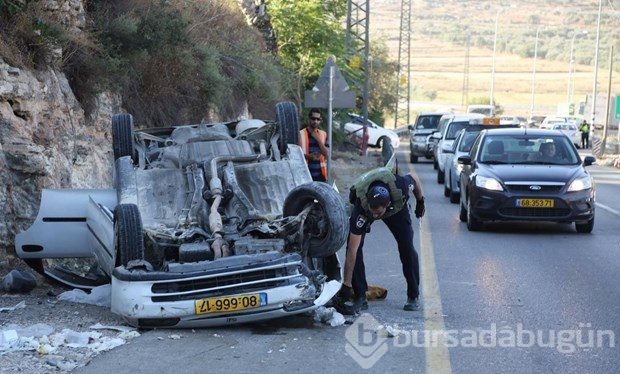 Aracını İsrail askerlerinin üzerine sürdü