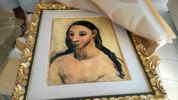 Picasso'nun 26 milyon euroluk tablosu İspanya'ya getirildi