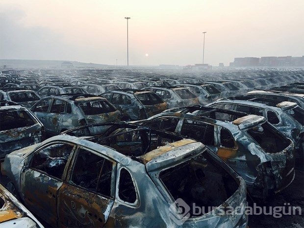Çin'de patlama: 44 kişi öldü, yüzlerce araba kullanılmaz halde