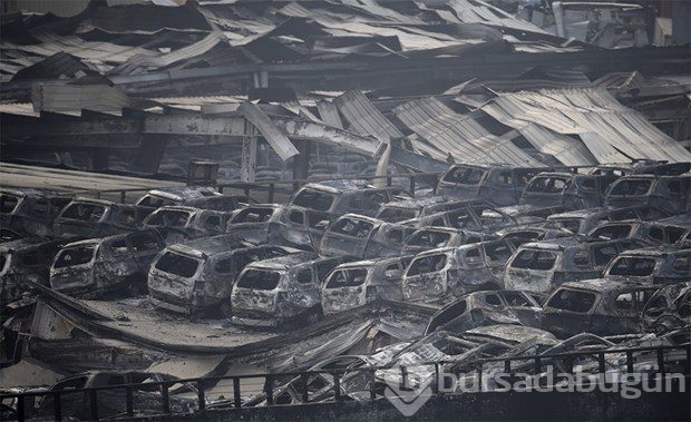 Çin'de patlama: 44 kişi öldü, yüzlerce araba kullanılmaz halde