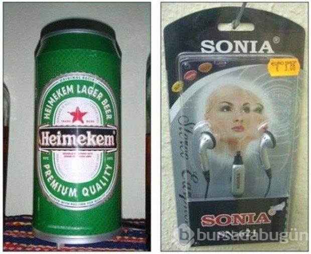 Ünlü markaların Çin versiyonları