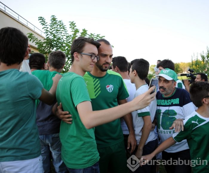 Özlüce'de Bursaspor coşkusu!