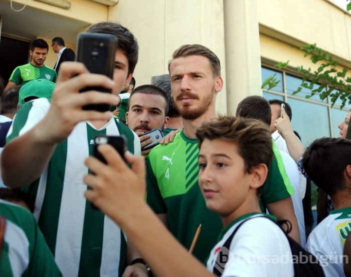 Özlüce'de Bursaspor coşkusu!