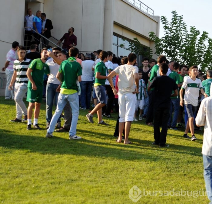 Özlüce'de Bursaspor coşkusu!