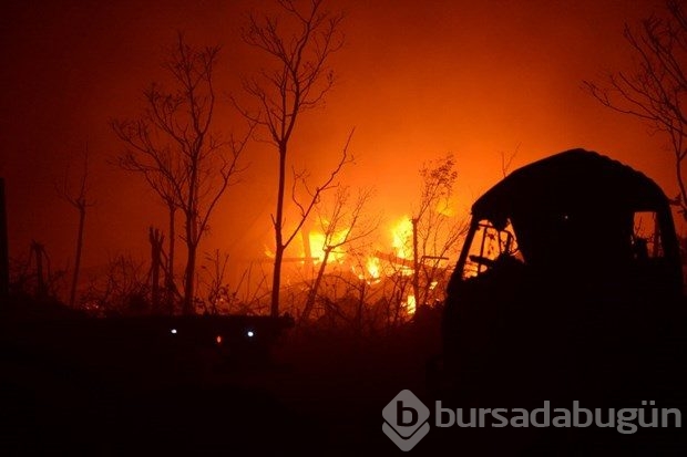 Çin'de 36 saattir devam eden yangın uydudan da görüntülendi
