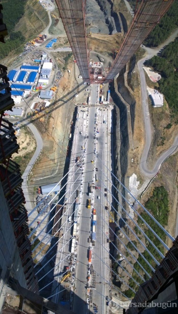 3. Boğaz köprüsü ilerliyor