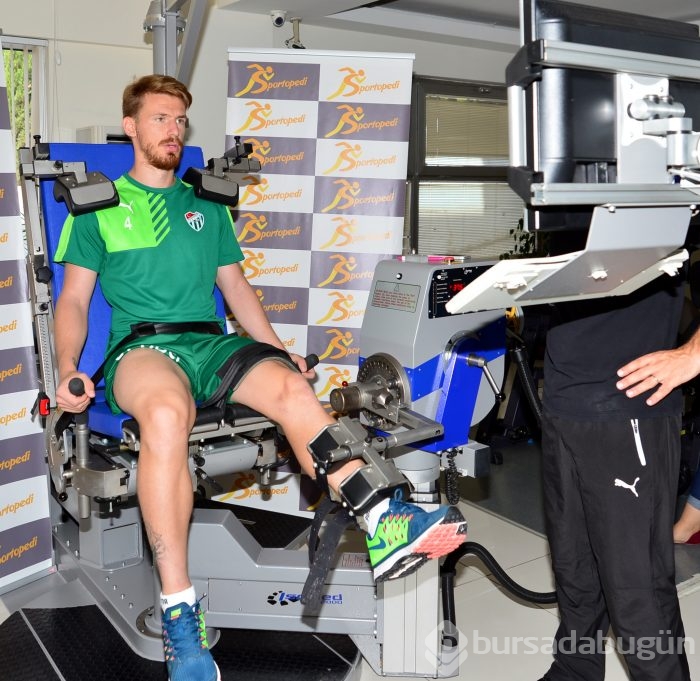 Bursaspor cybex testinden geçti