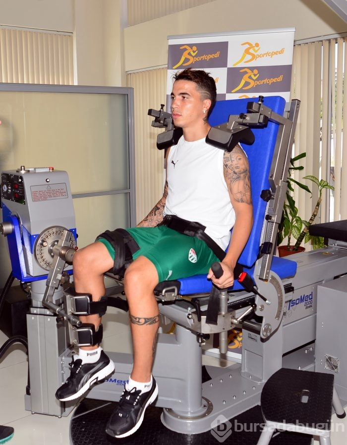 Bursaspor cybex testinden geçti