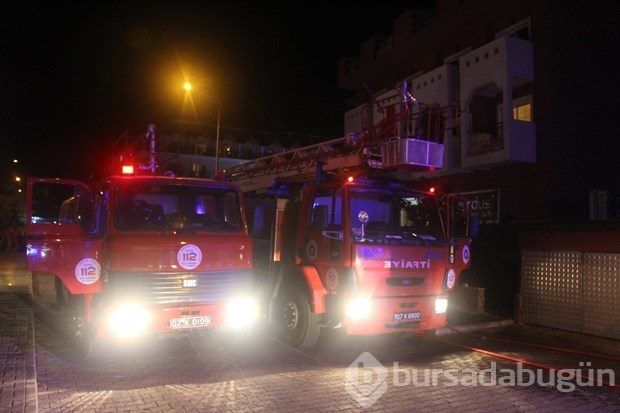 Antalya'da turistlerin kaldığı otelde yangın paniği