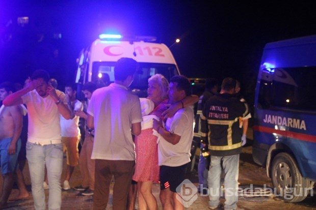 Antalya'da turistlerin kaldığı otelde yangın paniği