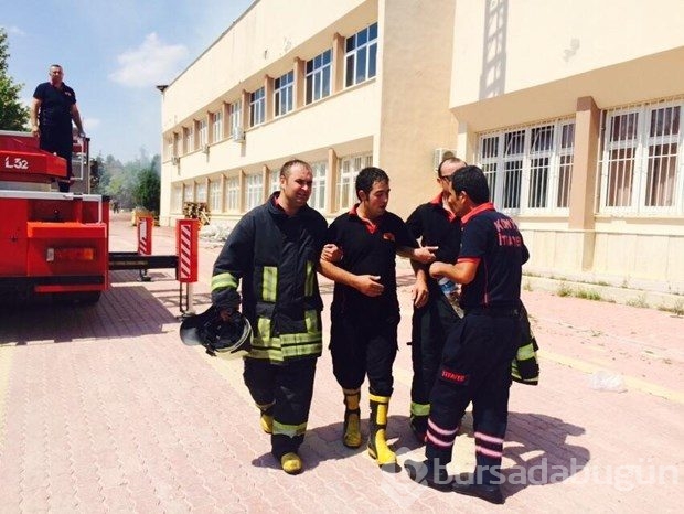 Konya Selçuk Üniversitesi'nde yangın
