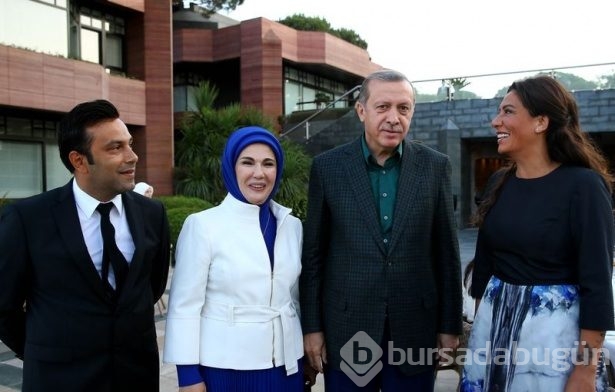 Erdoğan sporcu ve sanatçılarla buluştu