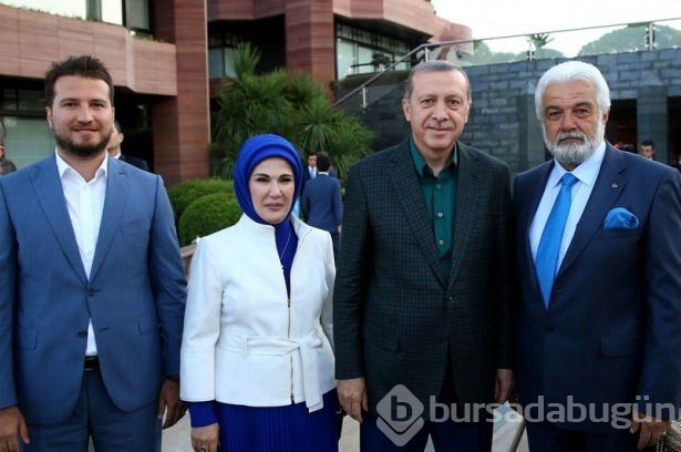 Erdoğan sporcu ve sanatçılarla buluştu