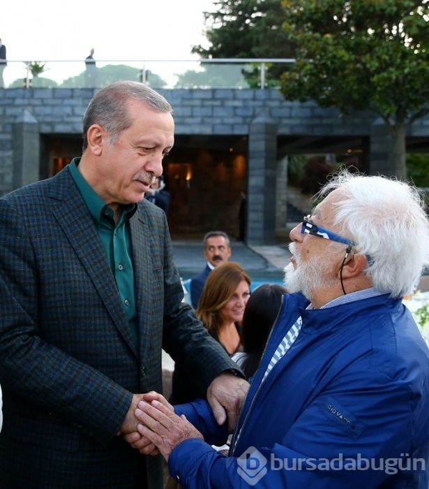 Erdoğan sporcu ve sanatçılarla buluştu
