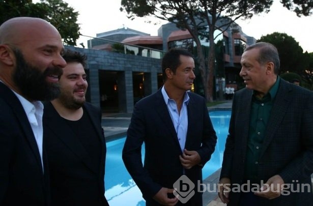 Erdoğan sporcu ve sanatçılarla buluştu