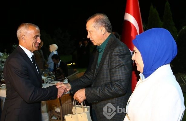 Erdoğan sporcu ve sanatçılarla buluştu