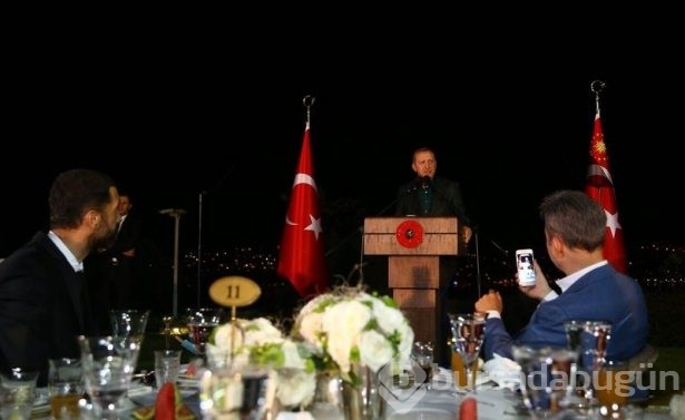 Erdoğan sporcu ve sanatçılarla buluştu