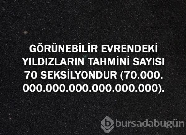 Bunları biliyor musunuz?