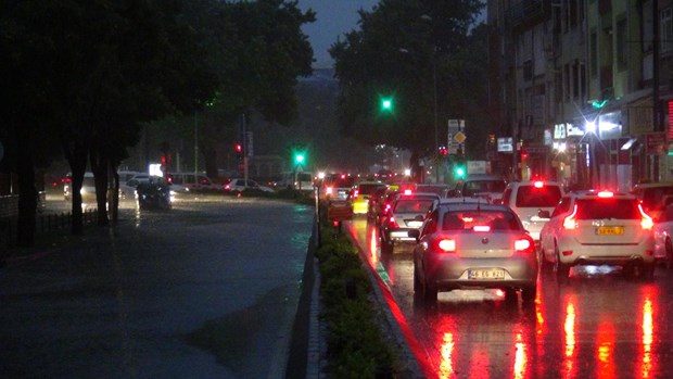 Edirne'de ağustos ayında sağanak sürprizi