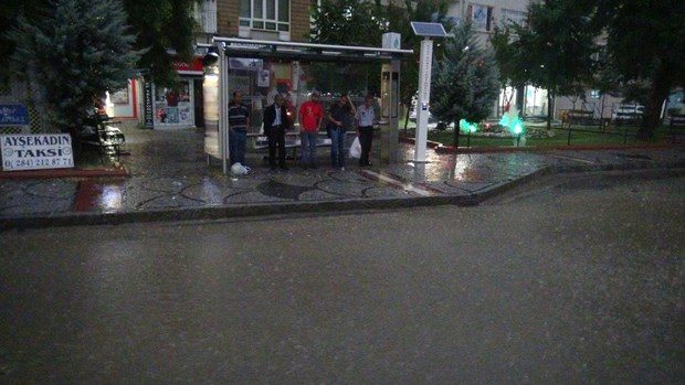 Edirne'de ağustos ayında sağanak sürprizi