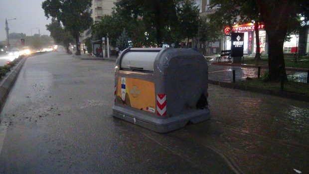 Edirne'de ağustos ayında sağanak sürprizi