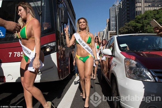 'En güzel popo'  adayları tanıtım turunda