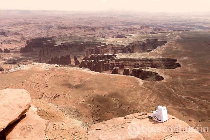 Bu da Mars'tan selfie