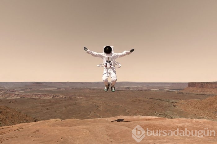 Bu da Mars'tan selfie
