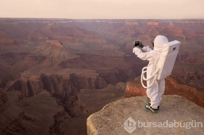 Bu da Mars'tan selfie