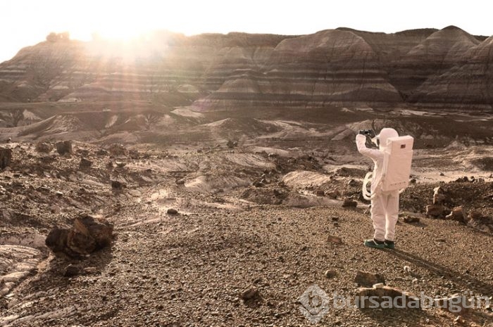 Bu da Mars'tan selfie