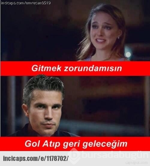 Van Persie attı, capsler patladı