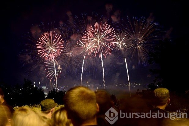 Moskova'da Uluslararası havai fişek festivali