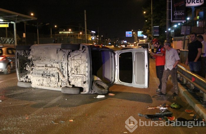 Bursa'da kaza: 1 ölü, 3 yaralı
