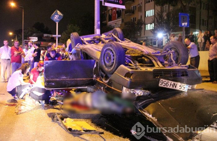 Bursa'da kaza: 1 ölü, 3 yaralı

