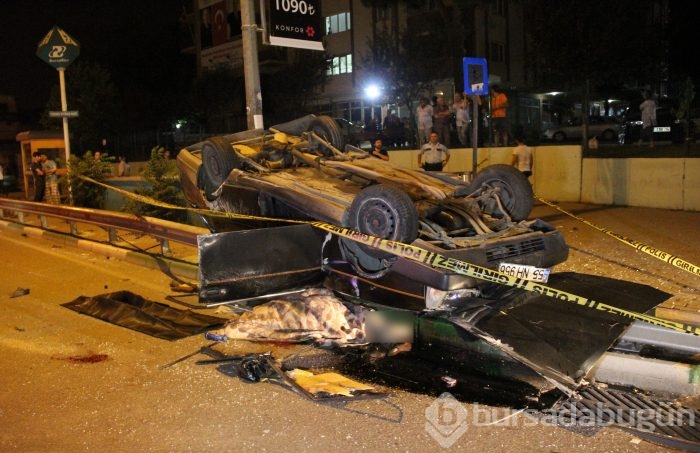 Bursa'da kaza: 1 ölü, 3 yaralı
