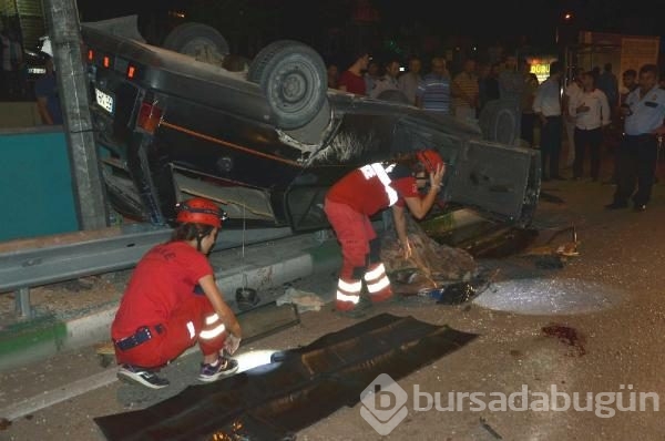Bursa'da kaza: 1 ölü, 3 yaralı
