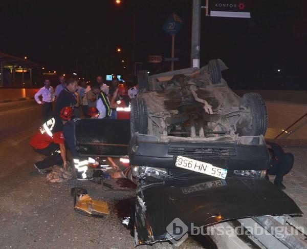 Bursa'da kaza: 1 ölü, 3 yaralı
