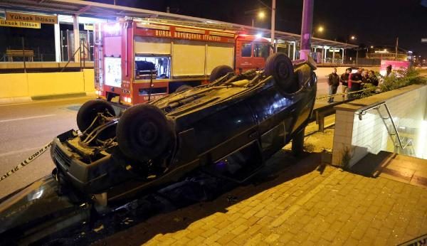 Bursa'da kaza: 1 ölü, 3 yaralı
