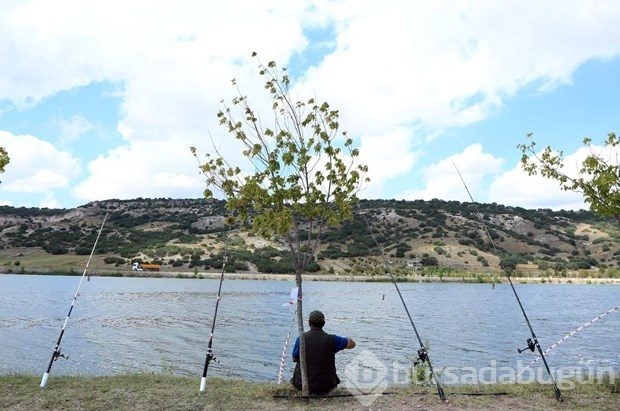 Amatör balıkçılar Eskişehir'de yarıştı