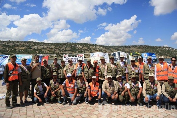 Amatör balıkçılar Eskişehir'de yarıştı