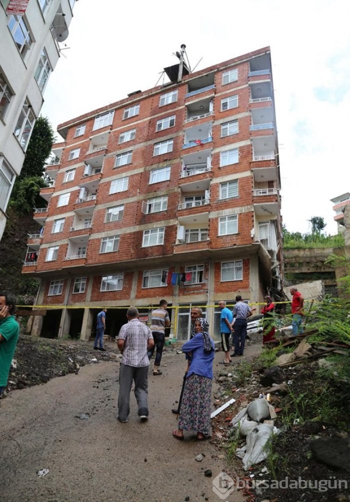 Rize'de şiddetli yağış