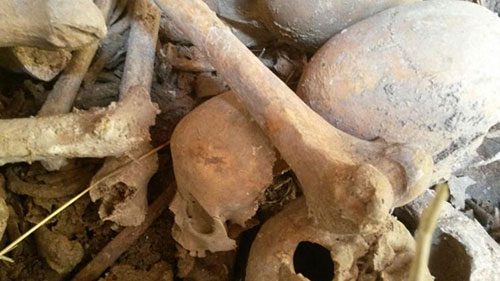 Kütahya'da toplu mezar 60 kafatası bulundu