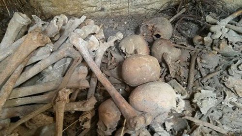 Kütahya'da toplu mezar 60 kafatası bulundu